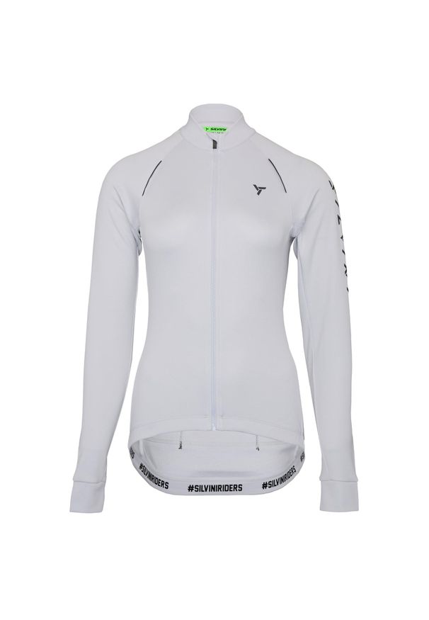 Damski jersey z długim rękawem Silvini Leverona. Kolor: wielokolorowy, szary, biały, czarny. Materiał: jersey. Długość rękawa: długi rękaw. Długość: długie