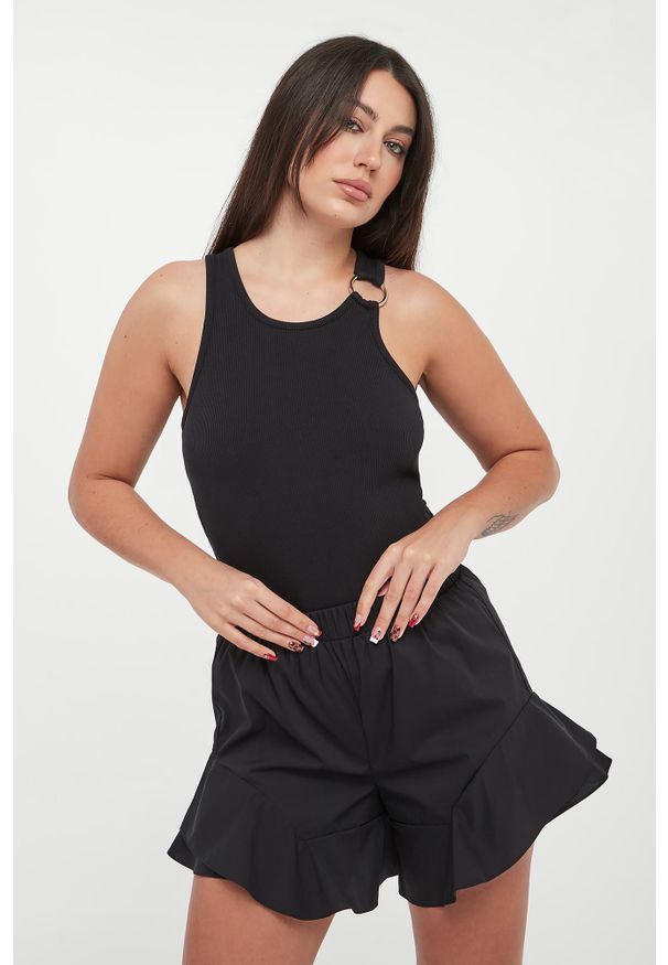 Liu Jo - Top damski prążkowany LIU JO. Materiał: prążkowany