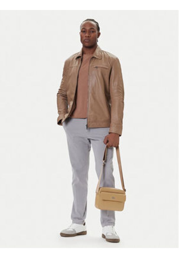 Lacoste Torba NH5162UE Granatowy. Kolor: niebieski. Materiał: skóra