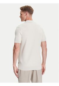 BOSS Polo H-Iannotti 50543148 Beżowy Regular Fit. Typ kołnierza: polo. Kolor: beżowy. Materiał: bawełna #4