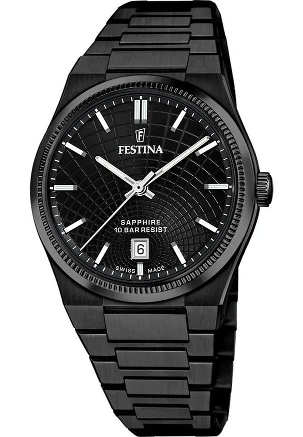 Zegarek męski Festina F20080-1 czarny. Kolor: czarny