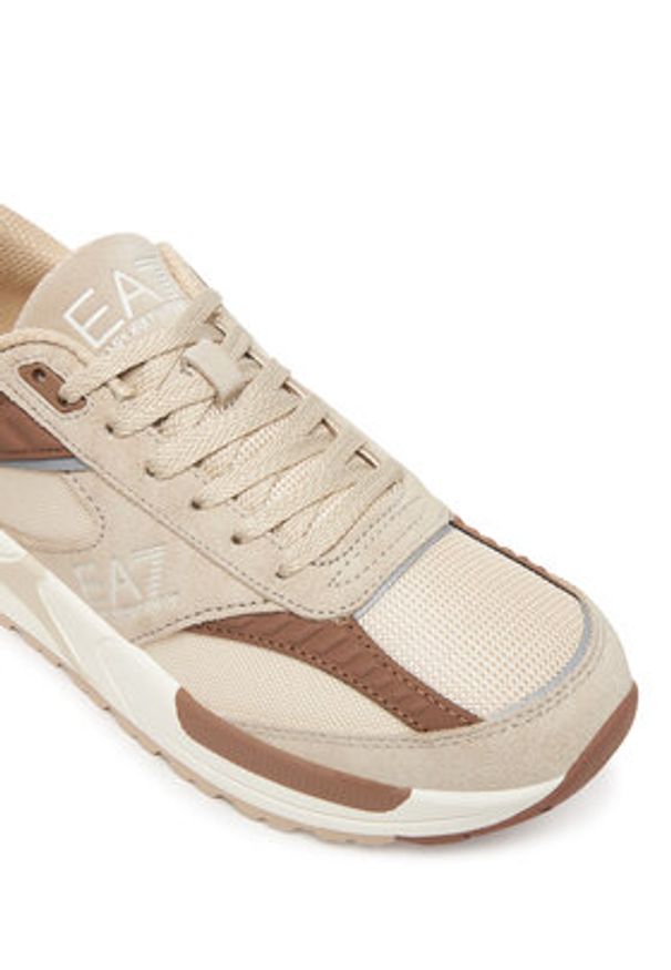 EA7 Emporio Armani Sneakersy 7X000359 AF19081 MZ167 Beżowy. Kolor: beżowy. Materiał: materiał