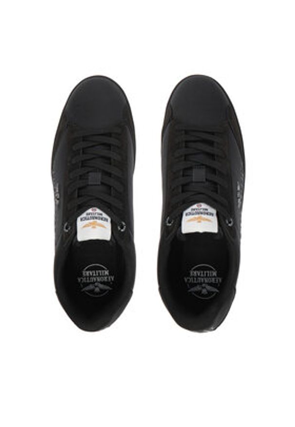 Aeronautica Militare Sneakersy 252SC0306UCT03385 Czarny. Kolor: czarny. Materiał: skóra