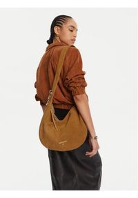 Patrizia Pepe Torebka 8B0278/bL152-B768 Beżowy. Kolor: beżowy. Materiał: zamszowe, skórzane #1