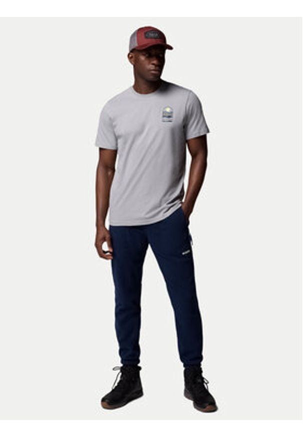 columbia - Columbia T-Shirt Explorers Canyon™ 2036451 Szary Regular Fit. Kolor: szary. Materiał: bawełna