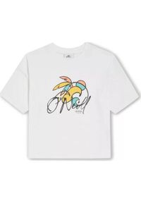 O'Neill - Koszulka sportowa dla dzieci O'neill ADDY GRAPHIC T-SHIRT. Kolor: biały