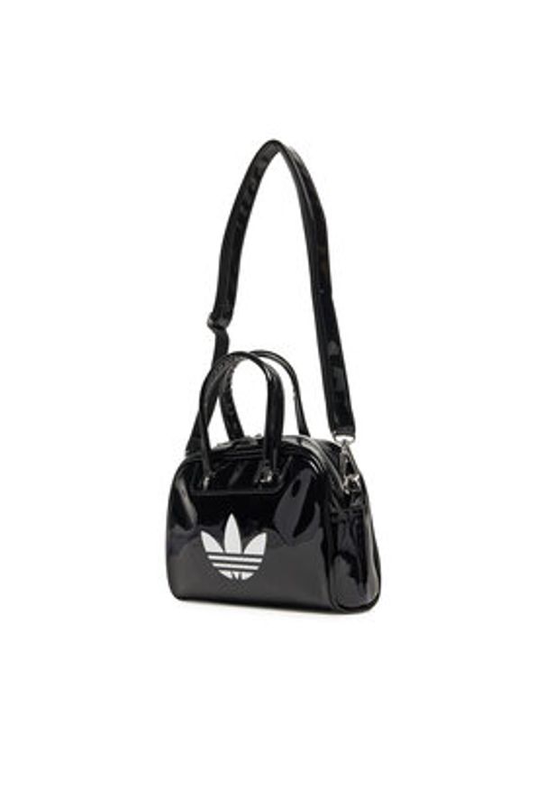 Adidas - adidas Torebka Adicolor Mini Bowling JX0247 Czarny. Kolor: czarny. Materiał: skórzane