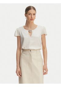 Rinascimento Bluzka CFC0127852003 Beżowy Regular Fit. Kolor: beżowy. Materiał: syntetyk #1