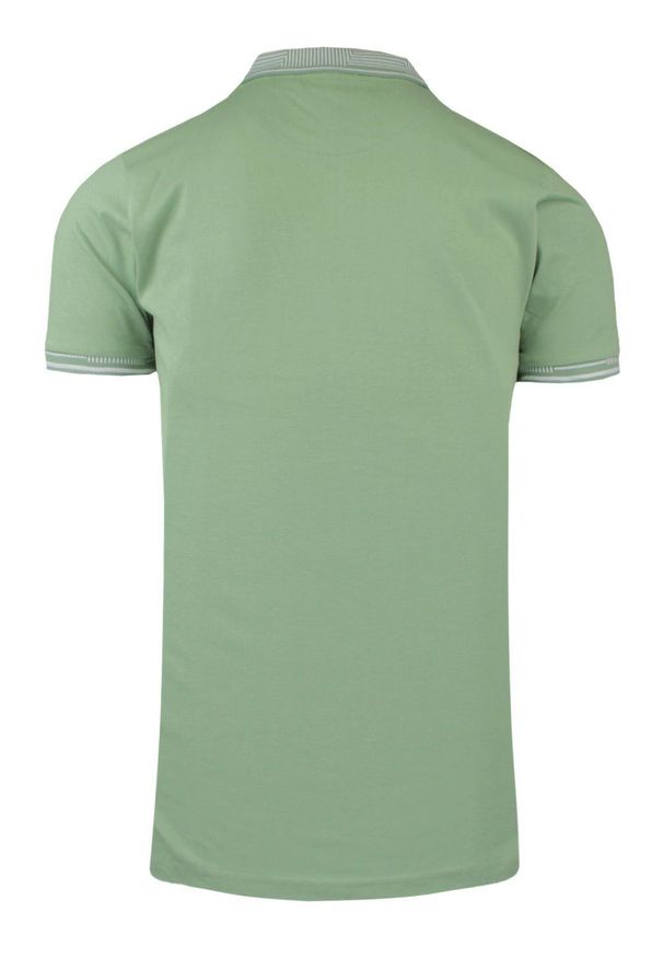 Oryginalna Koszulka Polo - Brave Soul - Zgaszona Zielona. Okazja: na co dzień. Typ kołnierza: polo. Kolor: zielony. Materiał: bawełna. Styl: casual