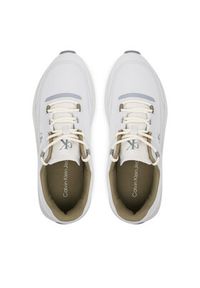 Calvin Klein Jeans Sneakersy Athleisure Runner Tech Ripstop YM0YM01205 Écru. Kolor: kremowy. Materiał: materiał #4