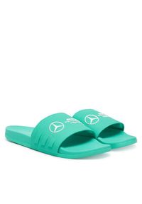 Adidas - adidas Klapki Mercedes - AMG Petronas Formula One Team adilette JR1071 Turkusowy. Kolor: turkusowy #6