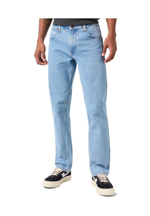 Wrangler - WRANGLER GREENSBORO MĘSKIE SPODNIE JEANSOWE JEANSY DŻINSY GOOD VIBES 112350651