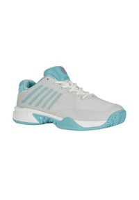 Buty do tenisa damskie K-Swiss Hypercourt Express 2 Allcourt. Kolor: wielokolorowy. Materiał: materiał, syntetyk. Szerokość cholewki: normalna. Sport: tenis