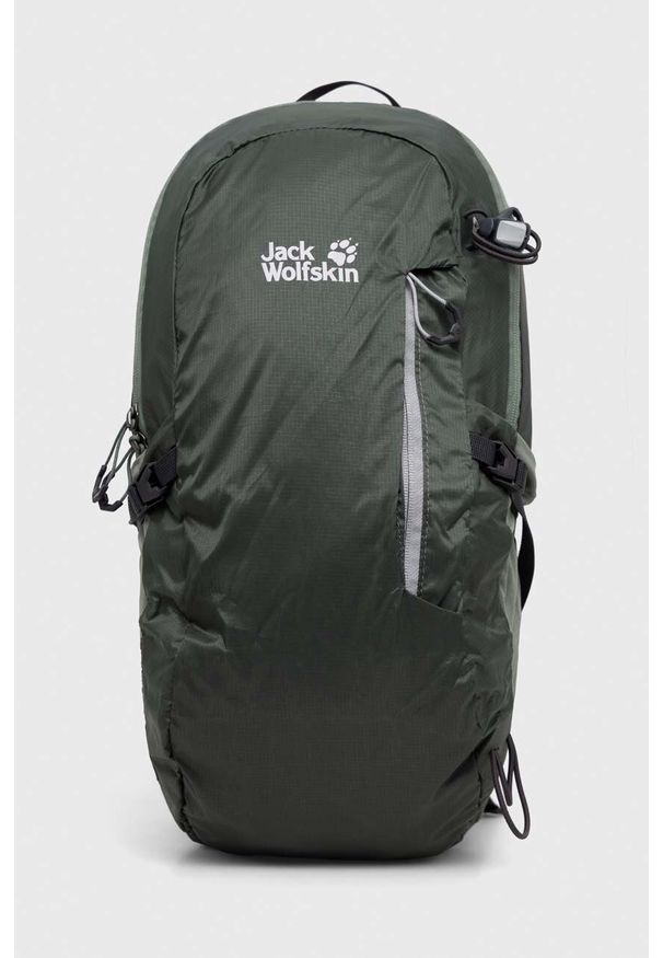 Jack Wolfskin plecak Athmos Shape 16 kolor zielony duży z nadrukiem. Kolor: zielony. Materiał: materiał. Wzór: nadruk