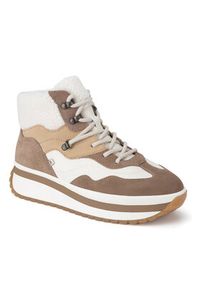Rieker Revolution Lifestyle Sneakersy W0970-64 Beżowy. Kolor: beżowy. Materiał: zamsz, skóra #7