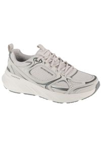 skechers - Buty sportowe Sneakersy damskie, Edgeride - Silver Eclipse. Kolor: niebieski, szary. Sport: turystyka piesza