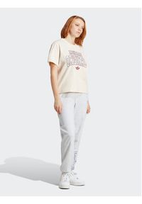 Adidas - adidas T-Shirt T-Shirt IC5981 Beżowy. Kolor: beżowy. Materiał: bawełna #3