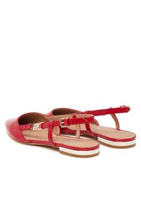 Guess Baleriny FLTFR2 PAF05 Czerwony. Kolor: czerwony. Materiał: skóra #5