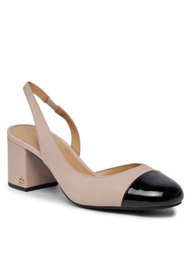 MICHAEL Michael Kors Czółenka Perla Flex Sling Pump 40R4PLMP1L Różowy. Kolor: różowy. Materiał: skóra