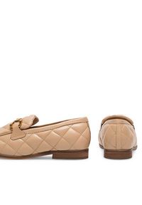 Badura Loafersy VICTORIA-05W1-042 Beżowy. Kolor: beżowy. Materiał: skóra #6