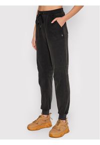 IXIAH Spodnie dresowe X211-70116 Czarny Regular Fit. Kolor: czarny. Materiał: bawełna