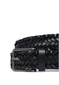 Calvin Klein Pasek Warmth Buckle Woven 35Mm Fixed - LV04D7061G Czarny. Kolor: czarny. Materiał: skóra #2