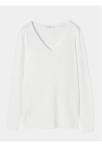 Tatuum Sweter Tessa 1 T2316.089 Biały Slim Fit. Kolor: biały. Materiał: wiskoza #5