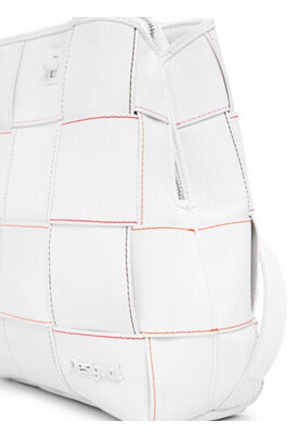 Desigual Plecak Yoko Blacno 25SAKP34 Biały. Kolor: biały. Materiał: skóra