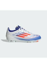 Adidas - Buty F50 League FG/MG Cleats Kids. Kolor: czerwony, niebieski, wielokolorowy, biały. Sport: piłka nożna #1