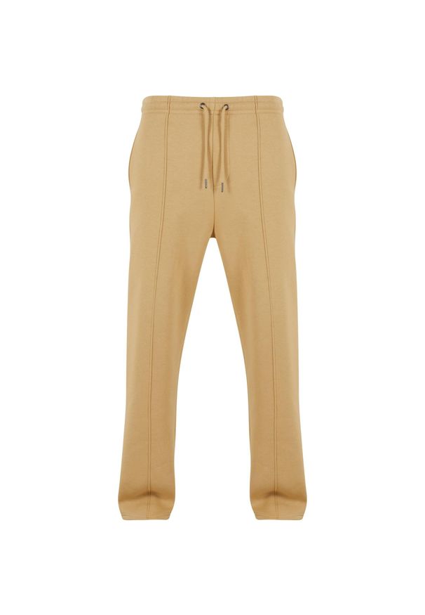 Jogging Urban Classics Fluffy Pintuck. Kolor: beżowy. Sport: bieganie