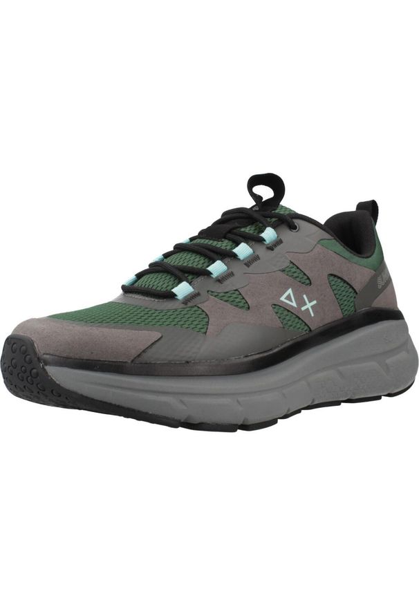 Buty SUN68 JUPITER SPORTY Zielony. Kolor: zielony. Materiał: tkanina, syntetyk. Sport: turystyka piesza