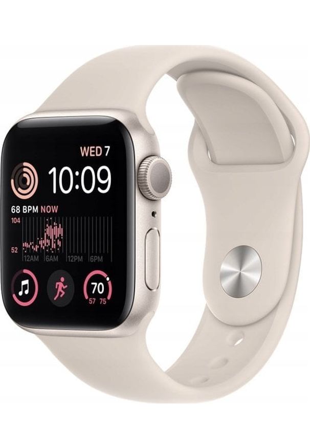 APPLE - Smartwatch Apple Watch SE GPS 40mm Starlight Alu Sport S/M Beżowy (MXEF3ET/A). Rodzaj zegarka: smartwatch. Kolor: beżowy. Styl: sportowy