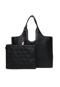 Karl Lagerfeld - KARL LAGERFELD Torebka A3W30096 Czarny. Kolor: czarny. Materiał: skórzane
