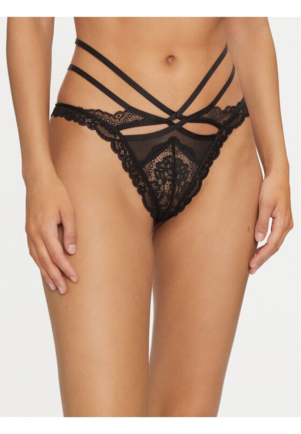 Hunkemöller Komplet 6 par stringów 206434 Kolorowy. Materiał: syntetyk. Wzór: kolorowy