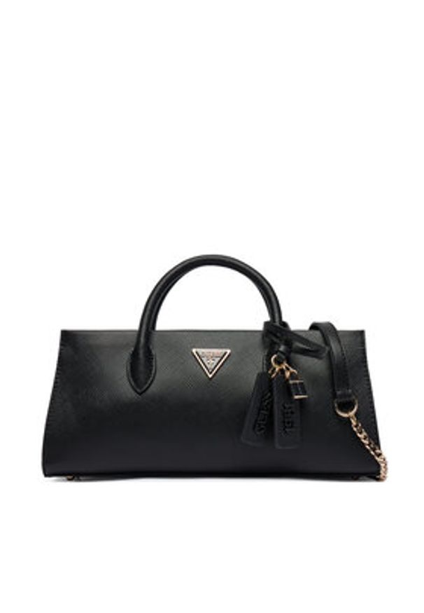 Guess Torebka Noelle II HWZG96 72040 Czarny. Kolor: czarny. Materiał: skórzane
