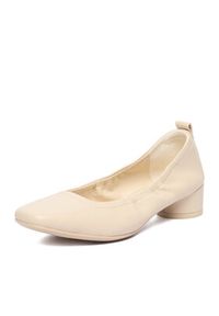 Gino Rossi - GINO ROSSI Czółenka EO-GL97D-170 Beżowy. Kolor: beżowy. Materiał: skóra #7