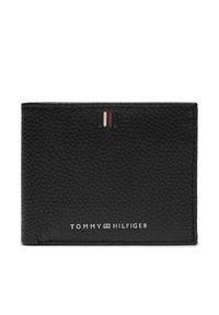 TOMMY HILFIGER - Tommy Hilfiger Duży Portfel Męski Th Central Mini Cc Wallet AM0AM11854 Czarny. Kolor: czarny. Materiał: skóra