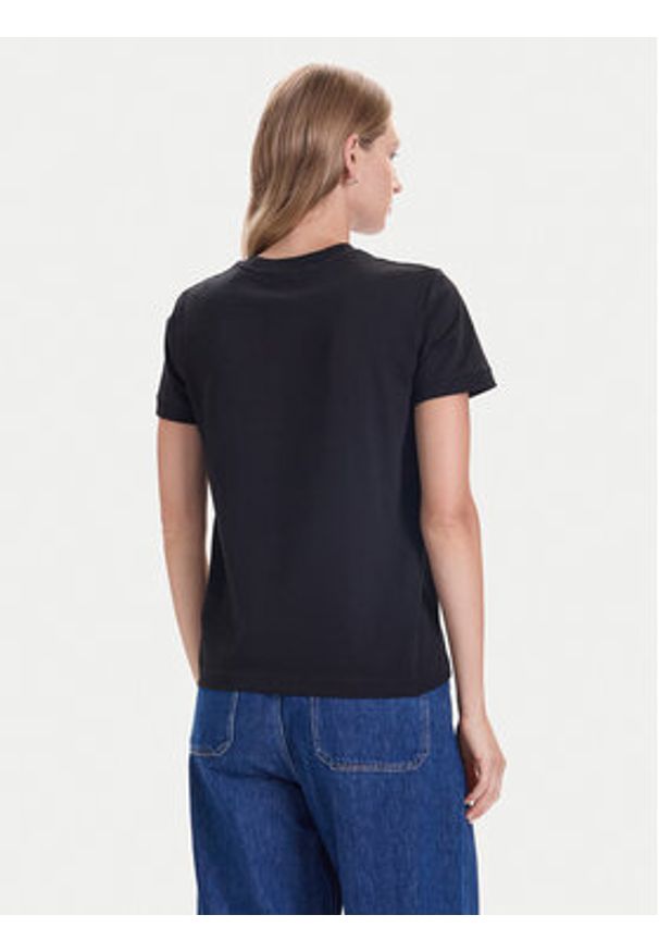 Guess T-Shirt V5BI16 K8FQ4 Czarny Regular Fit. Kolor: czarny. Materiał: bawełna