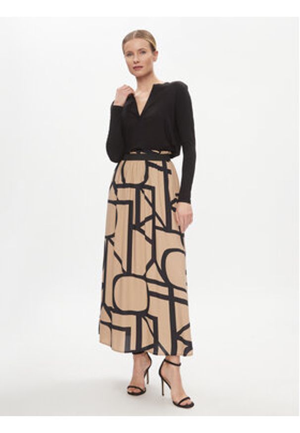 Kaffe Bluzka Calina 10503789 Czarny Regular Fit. Kolor: czarny. Materiał: wiskoza