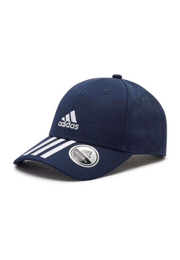Adidas - adidas Czapka z daszkiem HN1037 Granatowy. Kolor: niebieski. Materiał: materiał