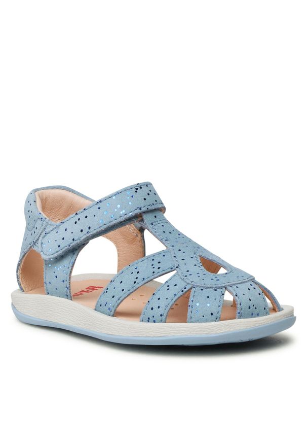 Sandały Camper Kicho Fw K800363-010 Blue. Kolor: niebieski. Materiał: zamsz, skóra