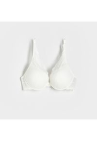 Reserved - Biustonosz push up - Kremowy. Kolor: kremowy. Rodzaj stanika: push-up #1