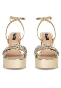Nine West Sandały WFA2736-1 Złoty. Kolor: złoty. Materiał: syntetyk #3