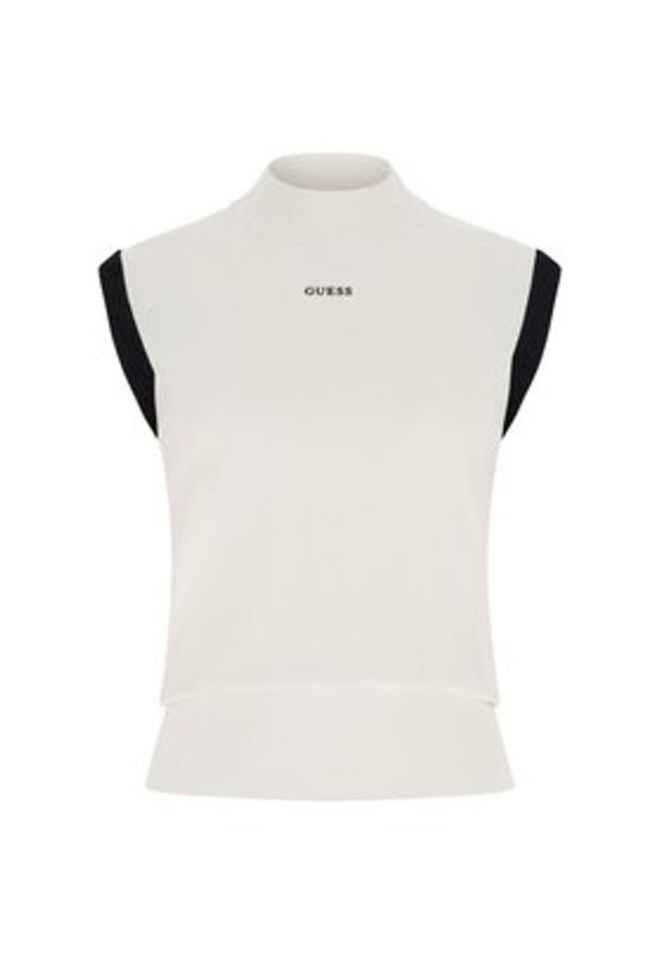 Guess Sweter 181078 Beżowy Classic Fit. Kolor: beżowy