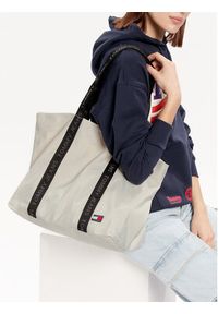 Tommy Jeans Torebka Tjw Essential Daily Tote AW0AW15819 Beżowy. Kolor: beżowy #5