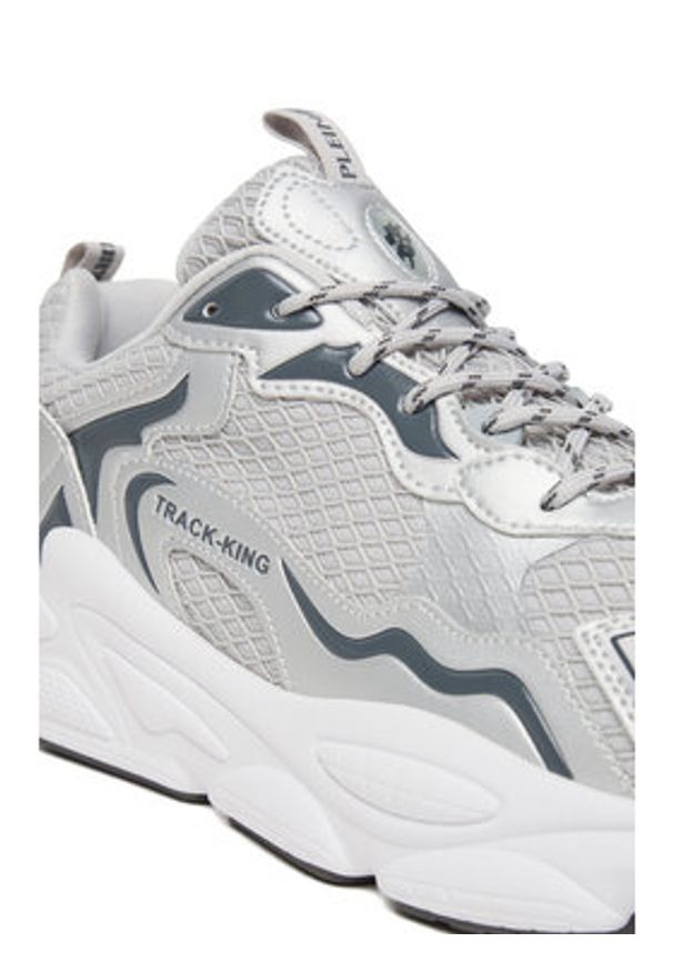 Plein Sport Sneakersy Track-King Mag FAES USC0843 STE003N Szary. Kolor: szary. Materiał: materiał, mesh
