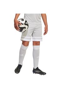 Adidas - Spodenki dla dzieci adidas Squadra 25. Kolor: biały, wielokolorowy, szary