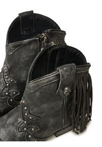 NEW ROCK Kowbojki M-WSTM003-S1 Czarny. Kolor: czarny. Materiał: skóra. Styl: rockowy #3