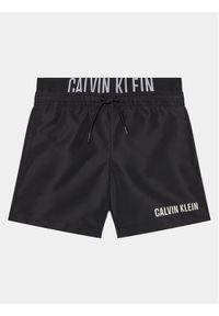 Calvin Klein Swimwear Szorty kąpielowe KV0KV00037 Czarny Regular Fit. Kolor: czarny. Materiał: syntetyk #1