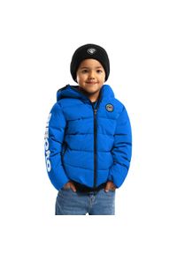 SIROKO - Kurtka puchowa lifestyle dziecięca Soul wodoodporna. Kolor: niebieski. Materiał: puch #1